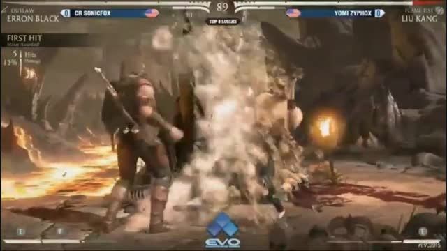 EVO 2015 - Mortal Kombat x Sonic fox vs ZyphoxTop 8