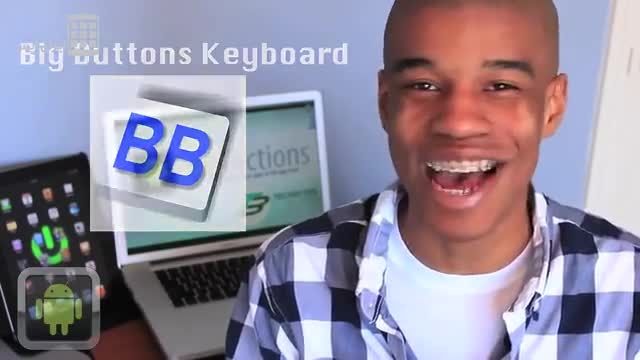 کیبرد استاندارد با کلیدهای بزرگ - Big Buttons Keyboard Standard