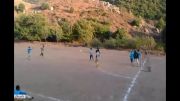 مسابقات فوتبال جام شهدا روستای تیله بن مرداد 93