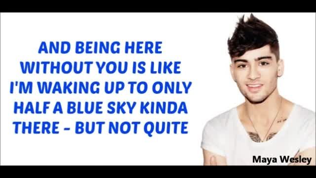One Direction - Half a Heart (Lyrics and Pictures