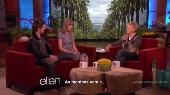 Ellen&#039;s Interview with Taylor Swift and Zac Efron