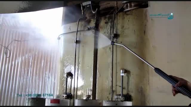 نظافت کارخانه های سیمان-جت آب فشارقوی