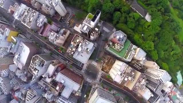شهر رویایی توکیو با کواد کوپتر