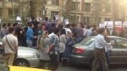 تجمع در حمایت از کوبانی مقابل دفتر سازمان ملل در تهران