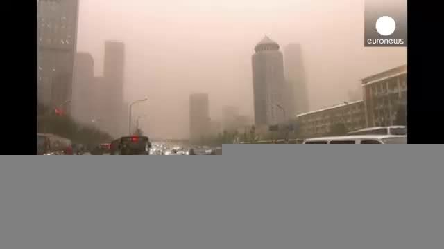 توفان شن در چین