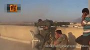 موشک تاو تروریست و تانک قلدر ارتش و خدمه قرقی تانک