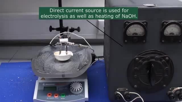استخراج سدیم فلزی از سود سوز آور یا NaOH