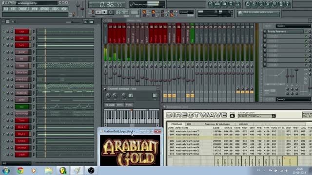 اجرا آهنگ Arabian Gold مدرن تاکینگ با FL Studio 7