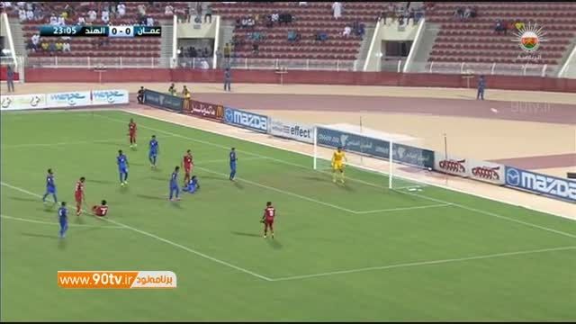 خلاصه بازی: عمان ۳-۰ هند