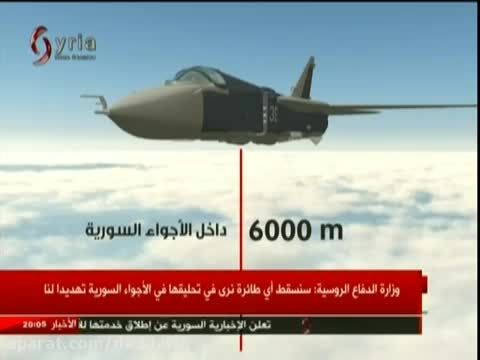 شبیه سازی حمله F16 ترکیه به سوخو 24 روسیه در سوریه