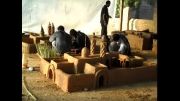 ساخت ماکت گلی شهر کربلا وکوفه وشام در روستای تکه نهاوند