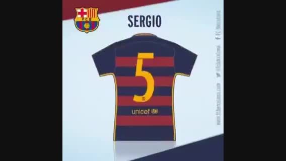 شماره های جدید بازیکنان بارسلونا