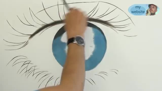 نقاشی چشم واقعی واقعی