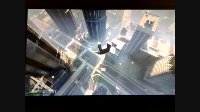 پرش باچتر نجات از برج بلند در GTA online