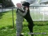 سگ عظیم استقبال پدر نظامیش