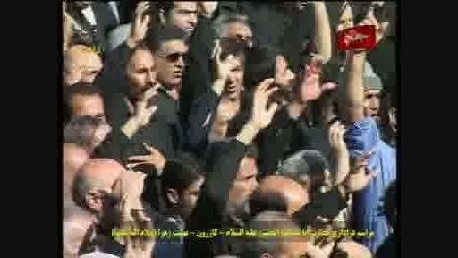 سینه زنی روز تاسوعا در کازرون(شبکه فارس)