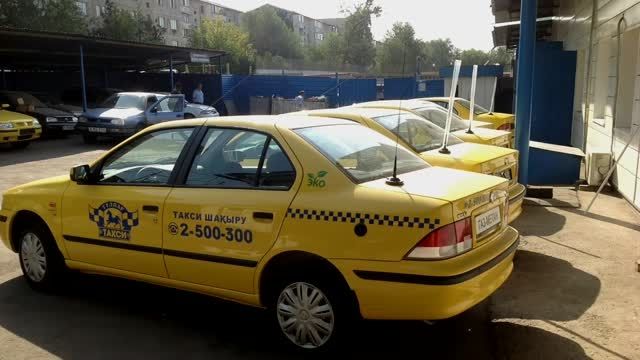 سمند تاکسی در الماتی قزاقستان