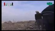 فرود مستقیم خمپاره بر سر تروریست های سوریه.