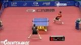 بازی بسیار دیدنی بین نفر اول و سوم رنگینگ جهانی پینگ پنگ