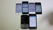 Apple iPhone 5S, 5C, 5, 4S vs Blackberry Q10, Z10