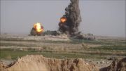حمله هوایی سنگین در افغانستان با بمب های  JDAM
