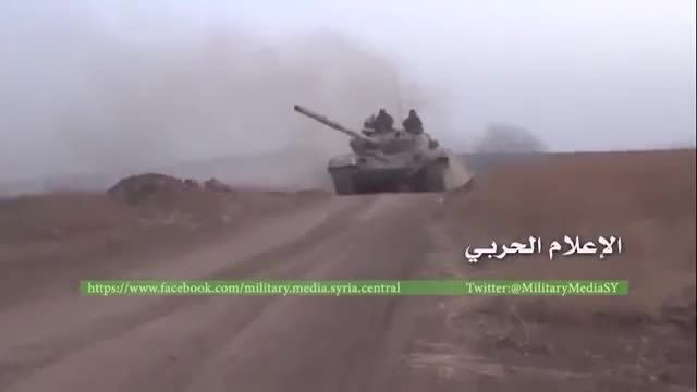 تانک T72s در ریف حلب