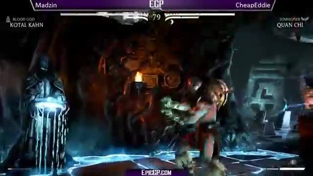 Madzin (Kotal) vs CheapEddie (Quan) - MKX