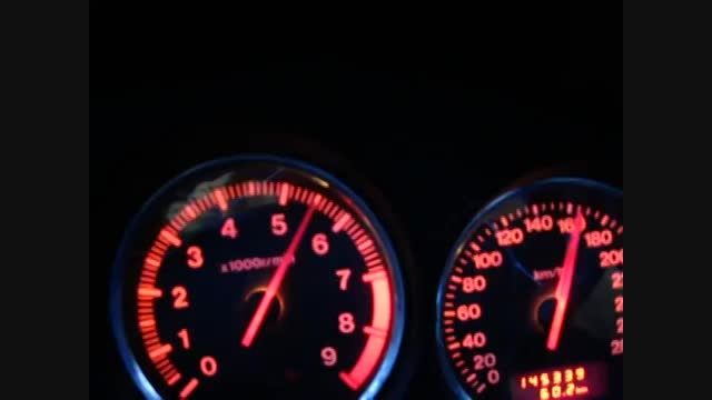JDM Mazda RX7 FD3S acceleration 200km/h