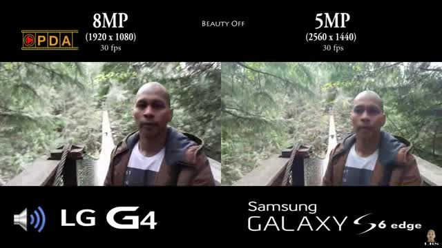 مقایسه ی کیفیت دوربین جلوی LG G4 و Galaxy S6 edge