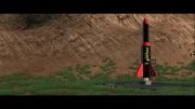 انیمیشن پرتاب موشک مدل ساکر 6