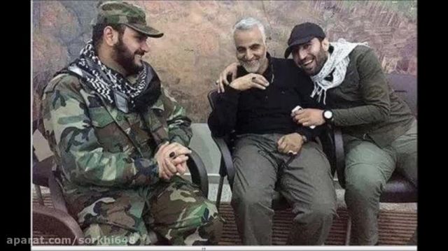 تصویر سردار سلیمانی در کنار دشمن شماره یک داعش-سوریه