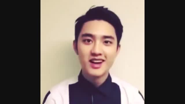 SMTown Globale instagram video update with D.O EXO spea