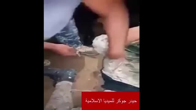 حرومزاده داعشی دستگیر شده با پول نقد عربستانی