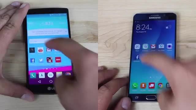 تست سرعت ؛ Galaxy Note 5 vs LG G4