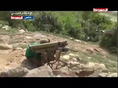 لحظه شلیک موشک های انصارالله+نابودی مخازن سلاح آل سعود