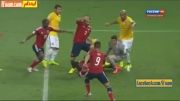 برتری 2-1 برزیل برابر کلمبیا با چاشنی مصدومیت نیمار