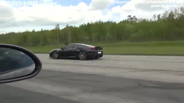 فراری 430 Scuderia در مقابل پورشه 991 GT3 (911)