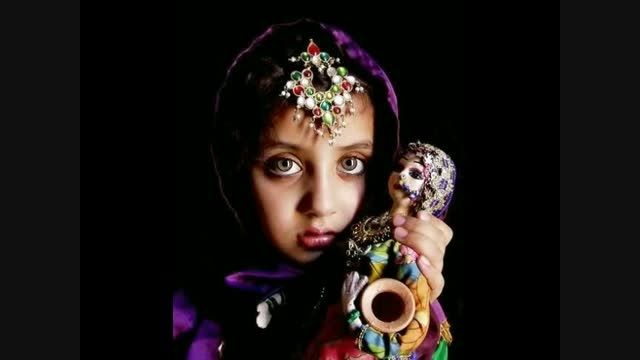 دختر افغان صاحب زیباترین چشم های جهان