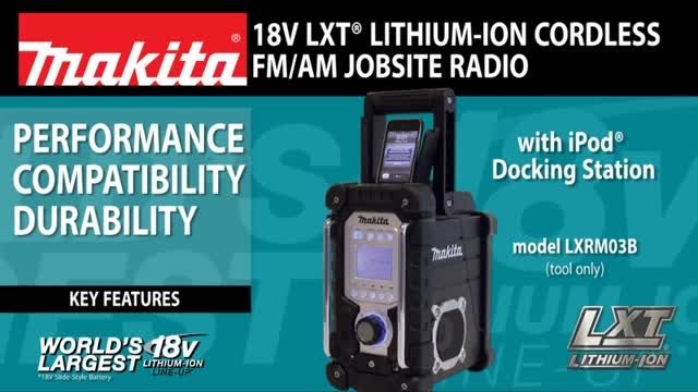 رادیو شارژی ماکیتا مدل LXRM03B MAKITA