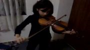 اجرای آهنگ غوغای ستارگان با ویلون - ستایش 11 ساله از ساری