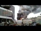 آتش سوزی بزرگ در محبوبترین فروشگاه بروکسل