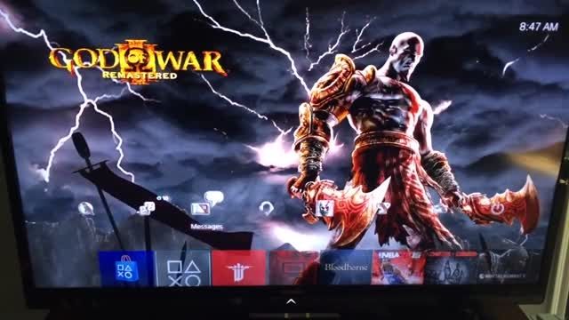 GOD OF WAR 3 THEME ON PS4