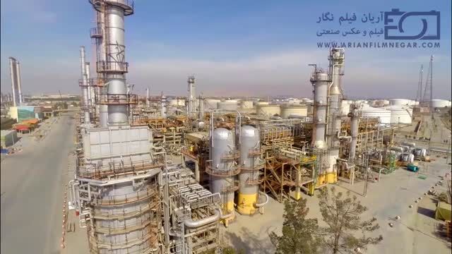 تصویربرداری هوایی پالایشگاه نفت تهران