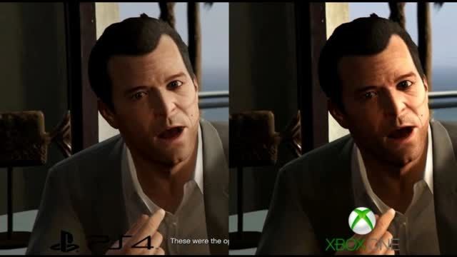 مقایسه GTA V برروی دو کنسول PS4 و Xbox one
