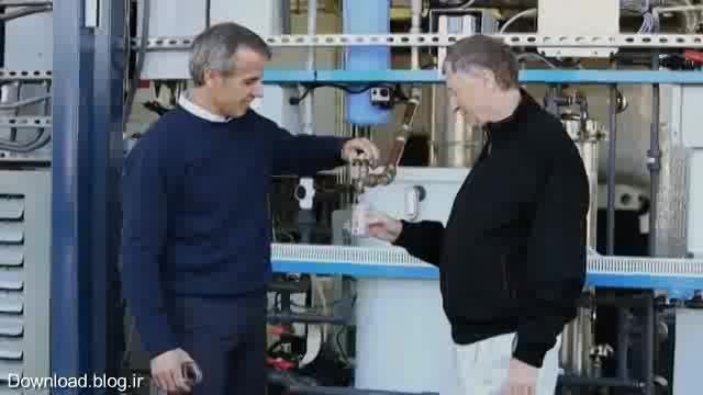 نوشیدن آب تصفیه شده از فضولات انسانی توسط بیل گیتس!