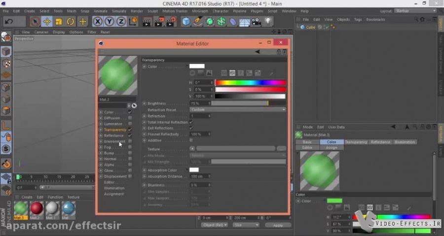 Save Material In Cinema 4d