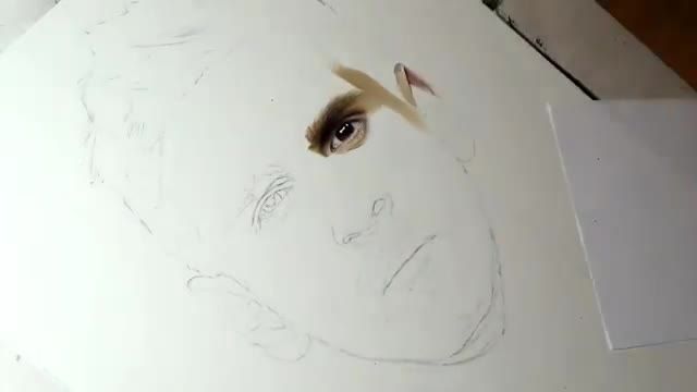 نقاشی کردن صورت مسی یعنی کپی برابر اصل!!!