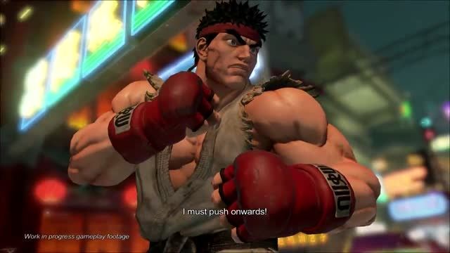گیم پلی Chun-li و Ryu در Street Fighter V