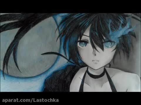 Drawing Anime - Black Rock Shooter (Requested)