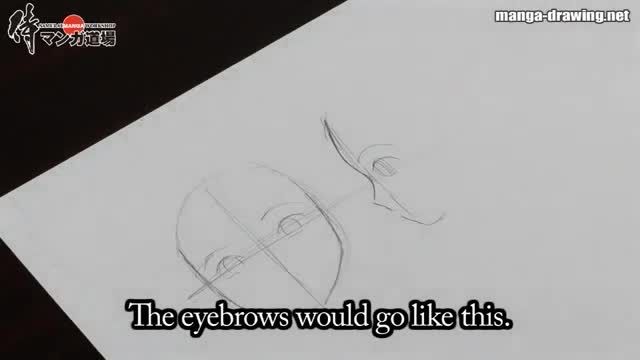 Manga drawing lesson &quot;007 How to draw eyes and facial p